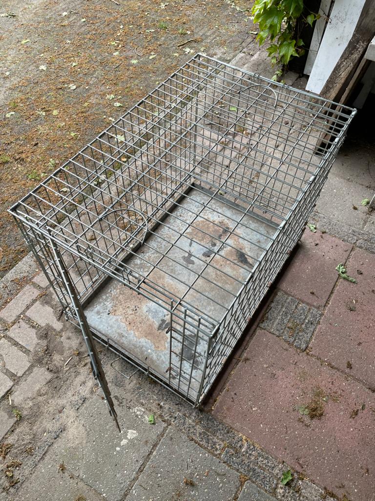 Hondenbench, Dieren en Toebehoren, Hondenhokken, Ophalen, Zo goed als nieuw, 75 tot 110 cm, Minder dan 65 cm