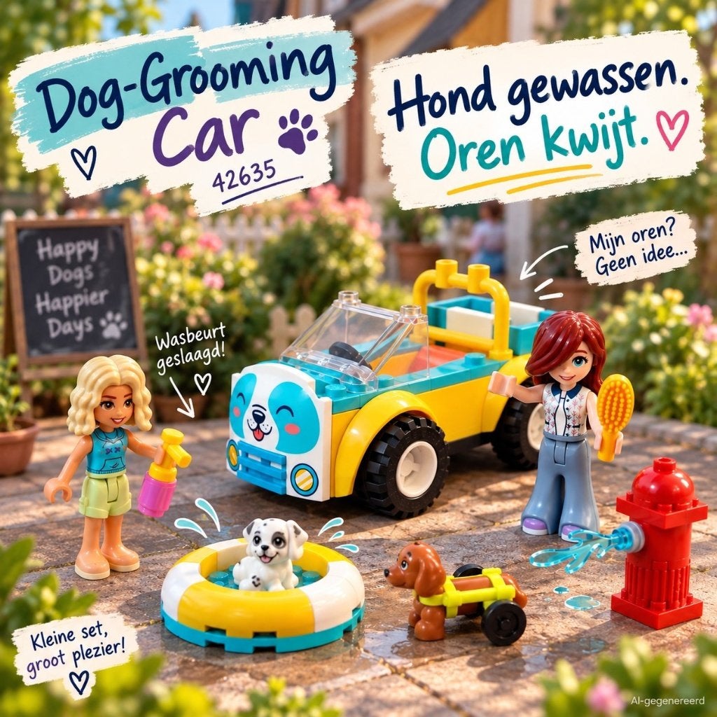 LEGO Friends 42635 Dog-Grooming Car compleet, Lego, Inclusief accessoires, Friends, Ophalen of Verzenden