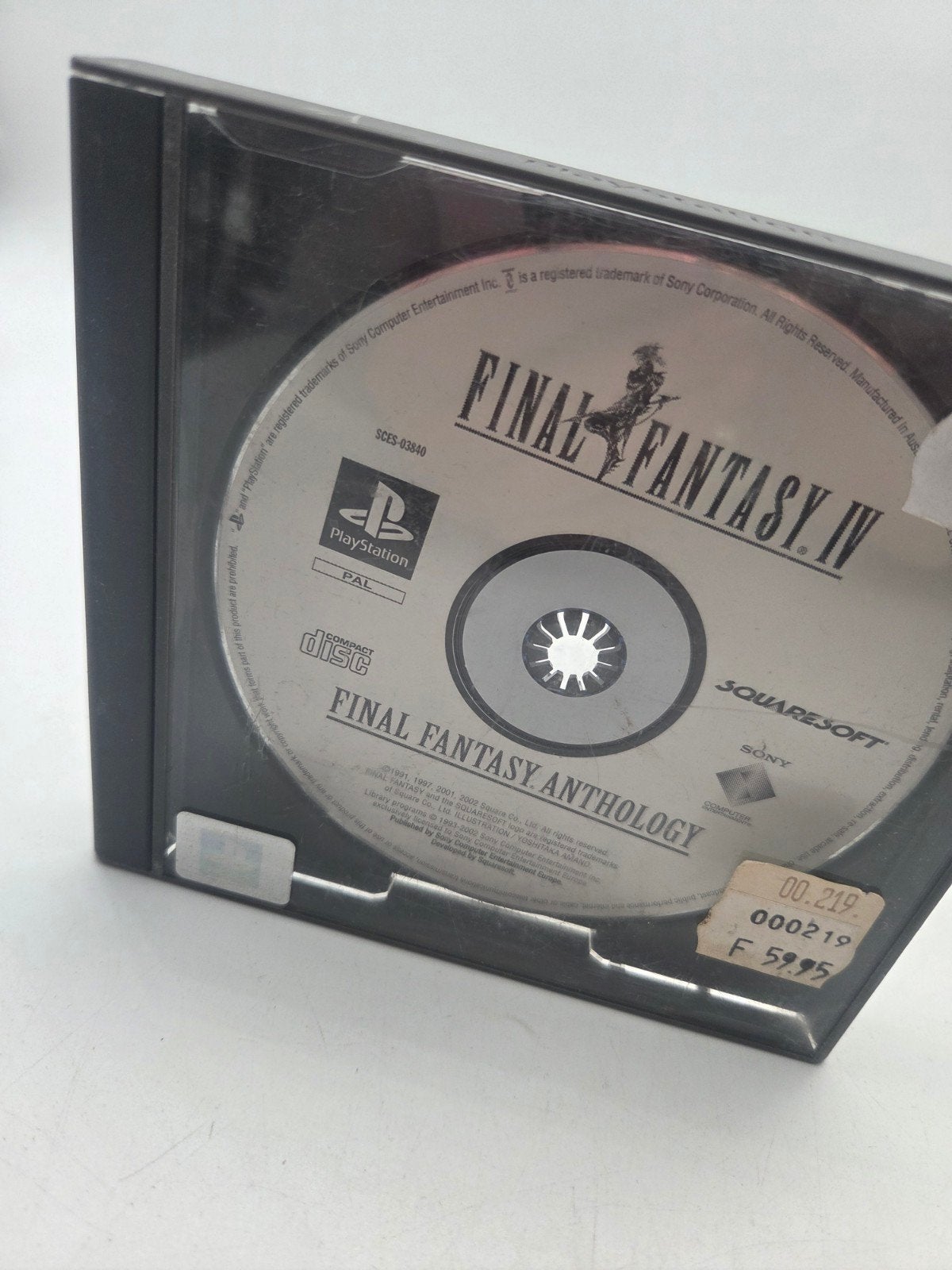 Final Fantasy Anthology PS1 - Klassieke RPG, Spelcomputers en Games, Gebruikt, Ophalen of Verzenden, Support@square-enix.com, Role Playing Game (Rpg)