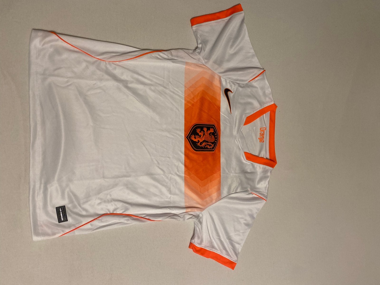 Nederlands Elftal uitshirt - Wit/Oranje (Maat S), Kleding | Heren, Ophalen of Verzenden, Zo goed als nieuw, Maat 46 (S) of kleiner