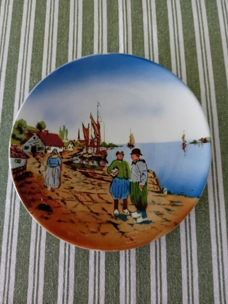 Decoratief Wandbord met Hollands Tafereel, Ophalen of Verzenden