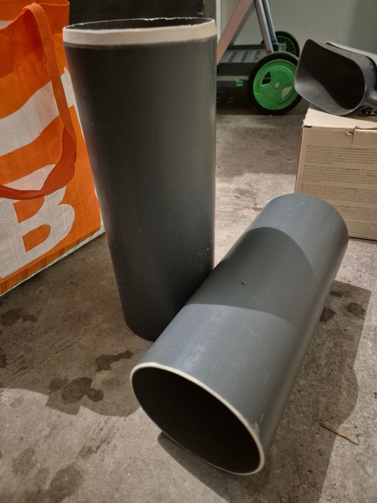 pvc buis- circa 12cm doorsnee, Pvc, Ophalen of Verzenden, Zo goed als nieuw, Minder dan 2 meter