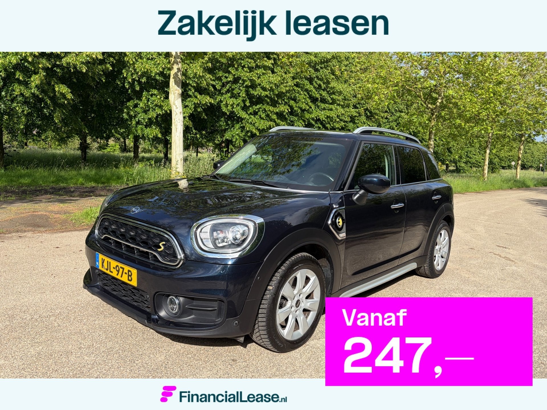 Mini Mini Countryman 1.5 Cooper SE All4 PHEV|Dealer onderhou, Automaat, 136 pk, Gebruikt, Zwart