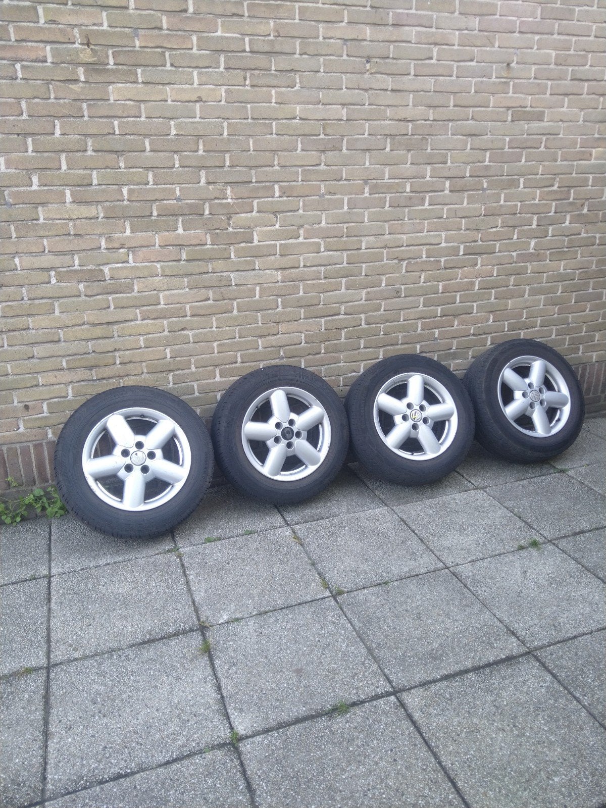 BBS euro van velgen met banden voor Volkswagen t4, Ophalen, 16 inch, Banden en Velgen, 205 mm