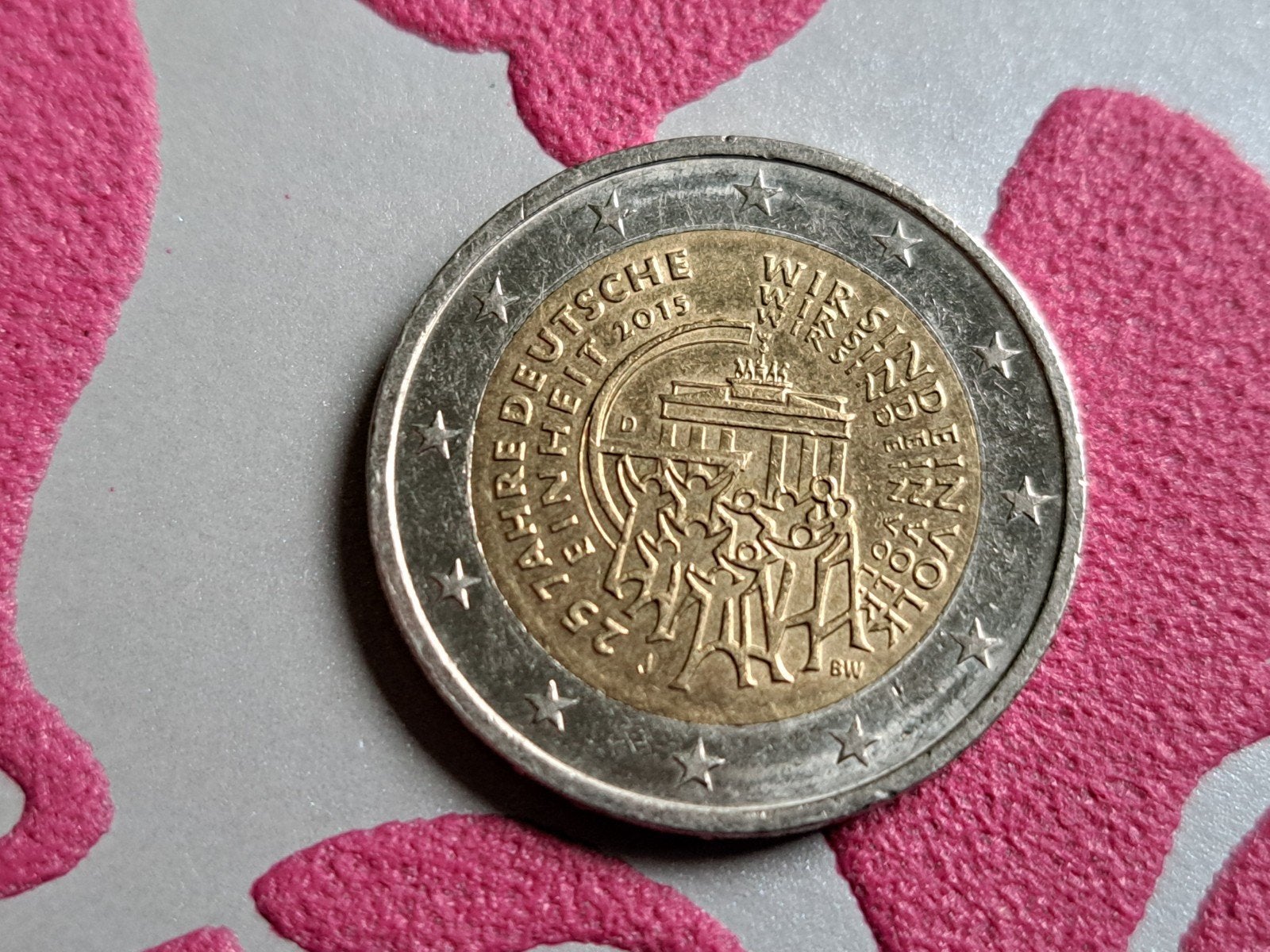 2 euro cc Duitsland 2015 Duitse Eenheid (J), Postzegels en Munten, Ophalen of Verzenden, Duitsland, 2 euro