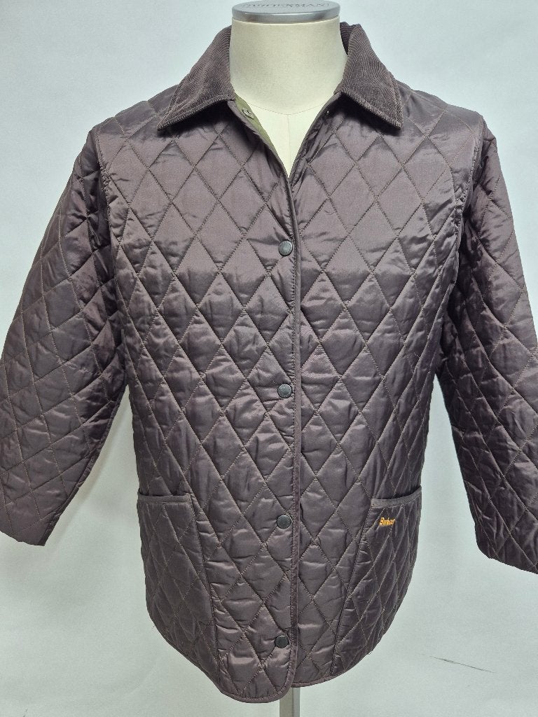 Barbour 'Shaped Liddesdale'  dames Quilt zomer jas, maat 40, Kleding | Dames, Maat 38/40 (M), Barbour, Bruin, Ophalen of Verzenden
