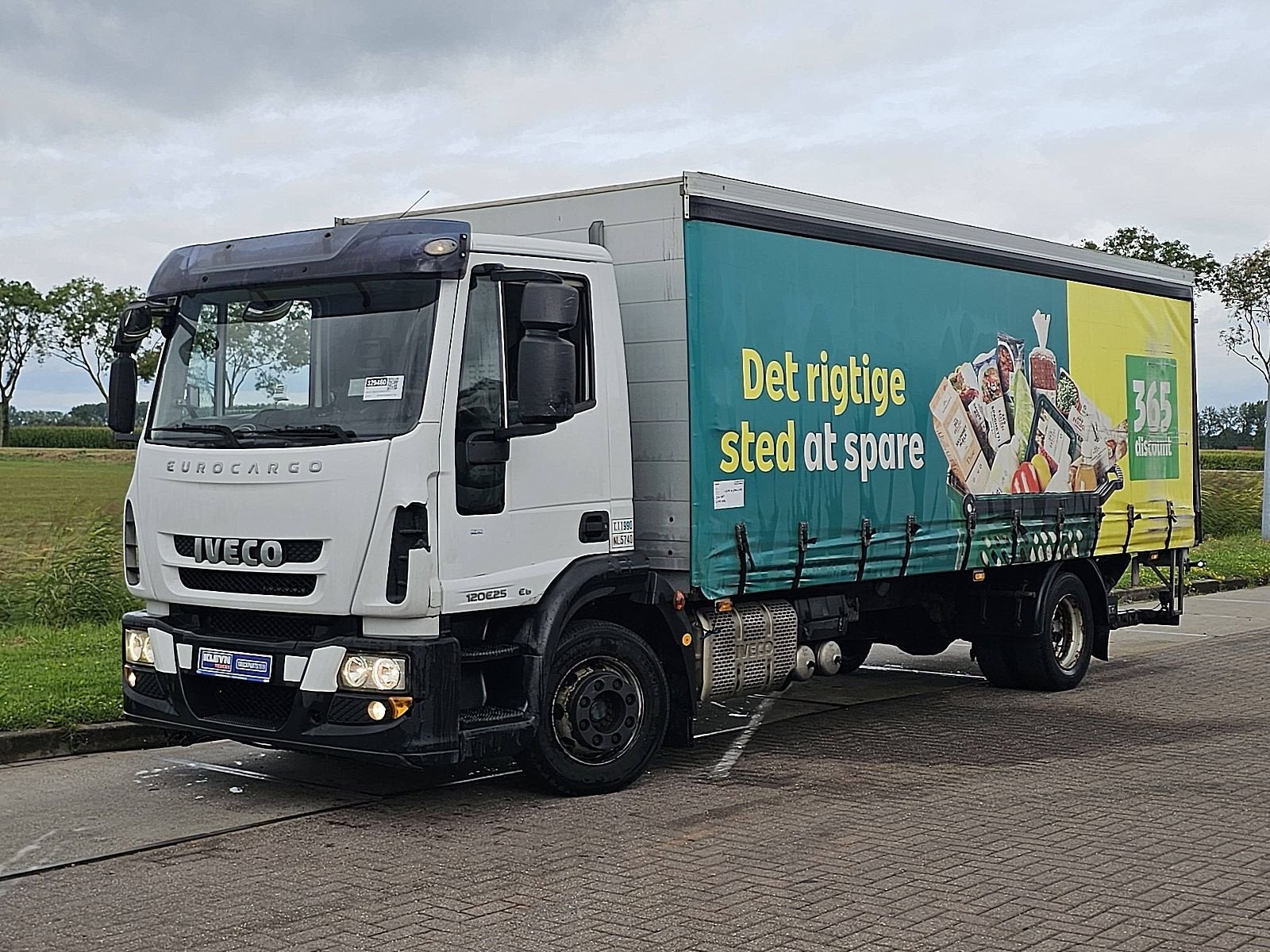 IVECO 120E25 EUROCARGO airco wb430 6 cyl, Automaat, Euro 6, Stoelverwarming, Wit