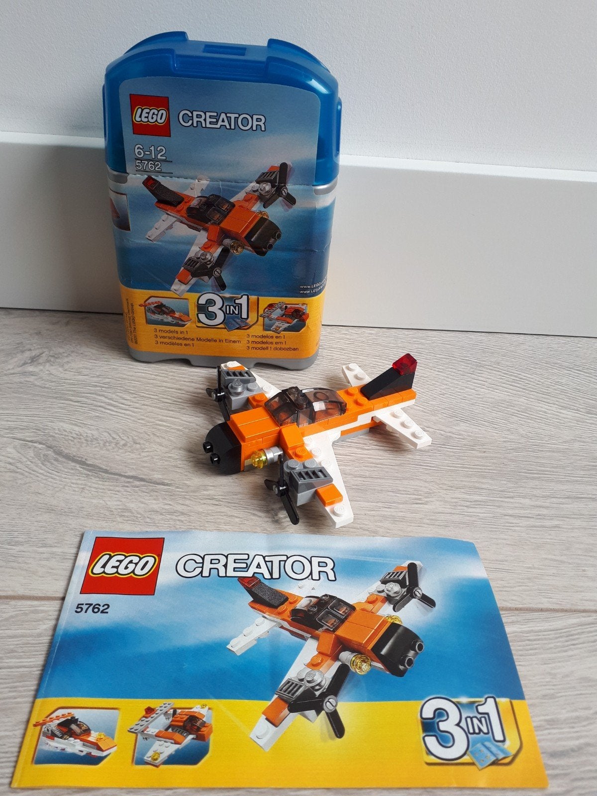 Lego Creator 5762 Mini Plane 3in1! Compleet!!, Lego, Ophalen of Verzenden, Zo goed als nieuw, Creator