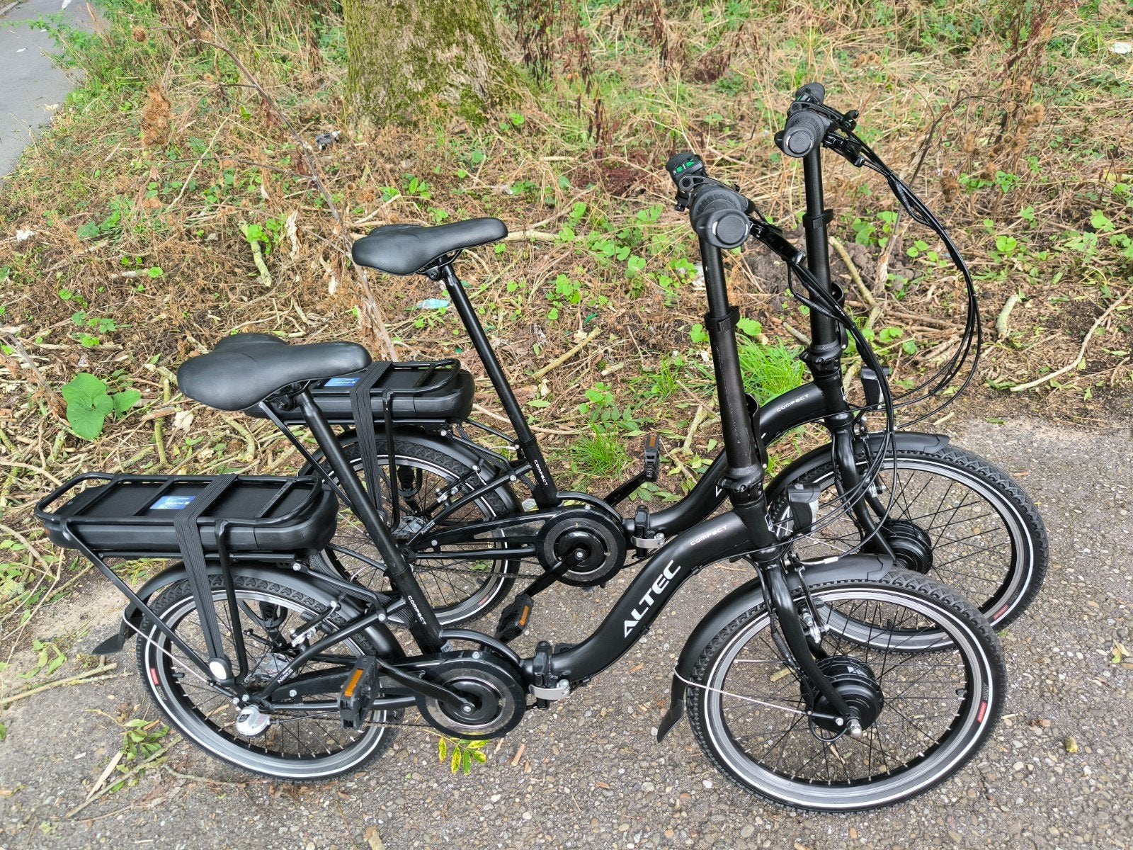 Twee Elektrische Vouwfietsen van Altec Compact, 20 inch of meer, Versnellingen, Ophalen of Verzenden, Zo goed als nieuw
