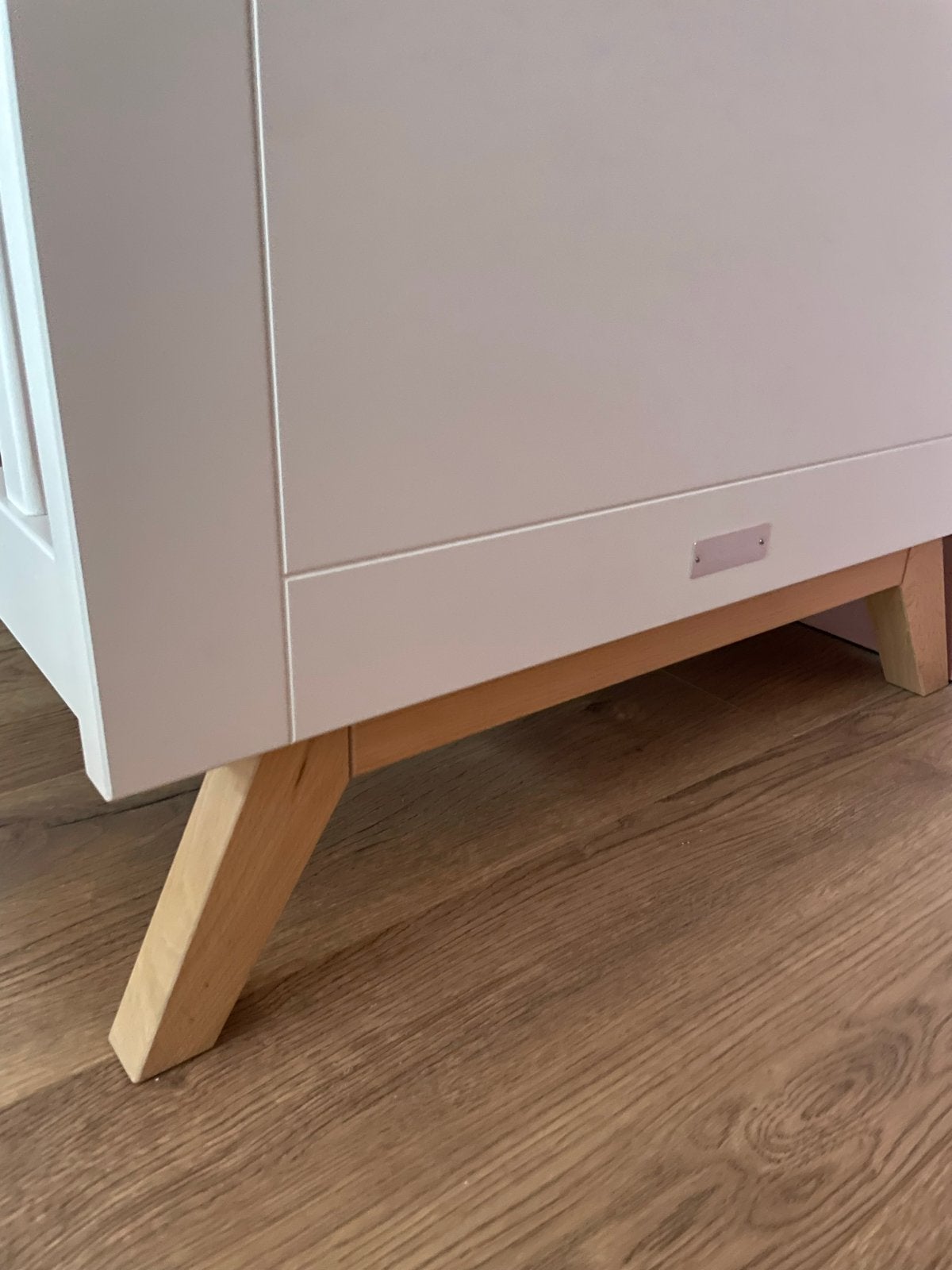 Bopita Fenna ledikant | Wit & hout | 60x120cm, Kinderen en Baby's, Kinderkamer | Bedden, Ophalen, Gebruikt, Minder dan 140 cm
