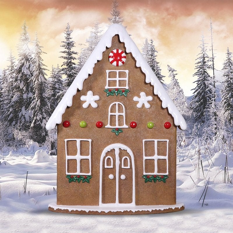 Gingerbread House - Kerstman - Santa - Hoogte 221 cm, Ophalen, HorecaBeelden, Nieuw, HorecaBeelden