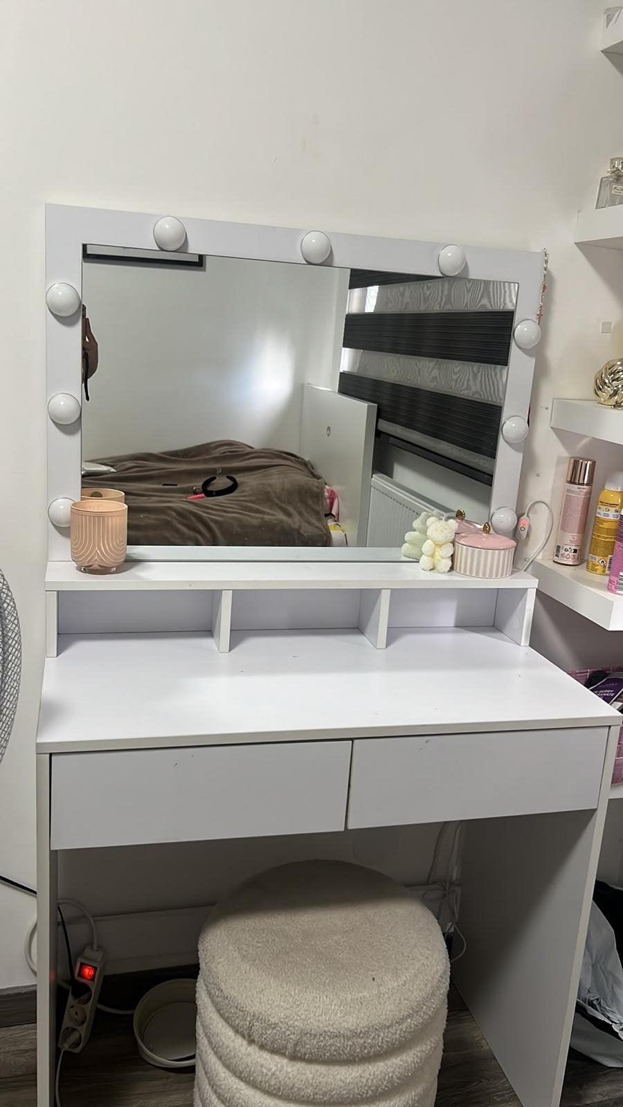 Makeuptafel, Ophalen, Zo goed als nieuw, 50 tot 100 cm, Minder dan 100 cm