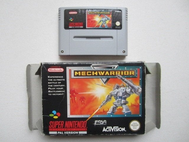 Mechwarrior SNES Mech Warrior Super Nintendo NES, Avontuur en Actie, Gebruikt, 1 speler, Ophalen of Verzenden