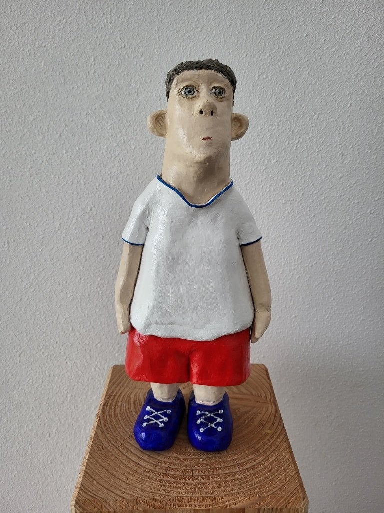 "SPORTMAN", beeld, keramiek, Verzamelen, Beelden en Beeldjes, Ophalen, Nieuw, Fantasy