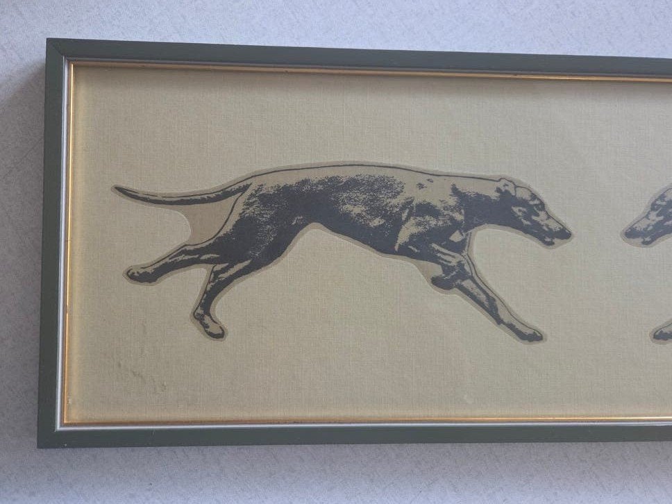 Vintage Honden Print - Kunsthandel Sovak b.v. Amsterdam, Ophalen of Verzenden