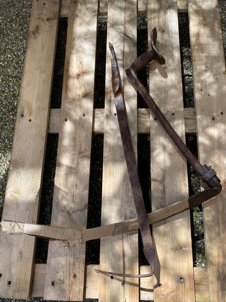 Antiek Hollands landbouwgereedschap (Zeis / zicht en pikhaak, Antiek en Kunst, Antiek | Gereedschap en Instrumenten, Ophalen of Verzenden