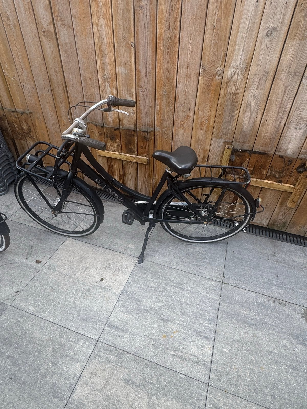 Cortina U4 Transportfiets Zwart 46 cm 3 versnellingen, Overige merken, Gebruikt, Versnellingen, Ophalen of Verzenden