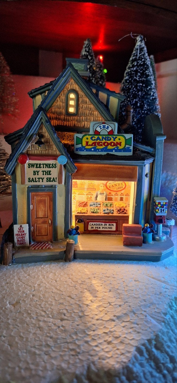 Lemax The Candy Lagoon, Ophalen of Verzenden, Gebruikt