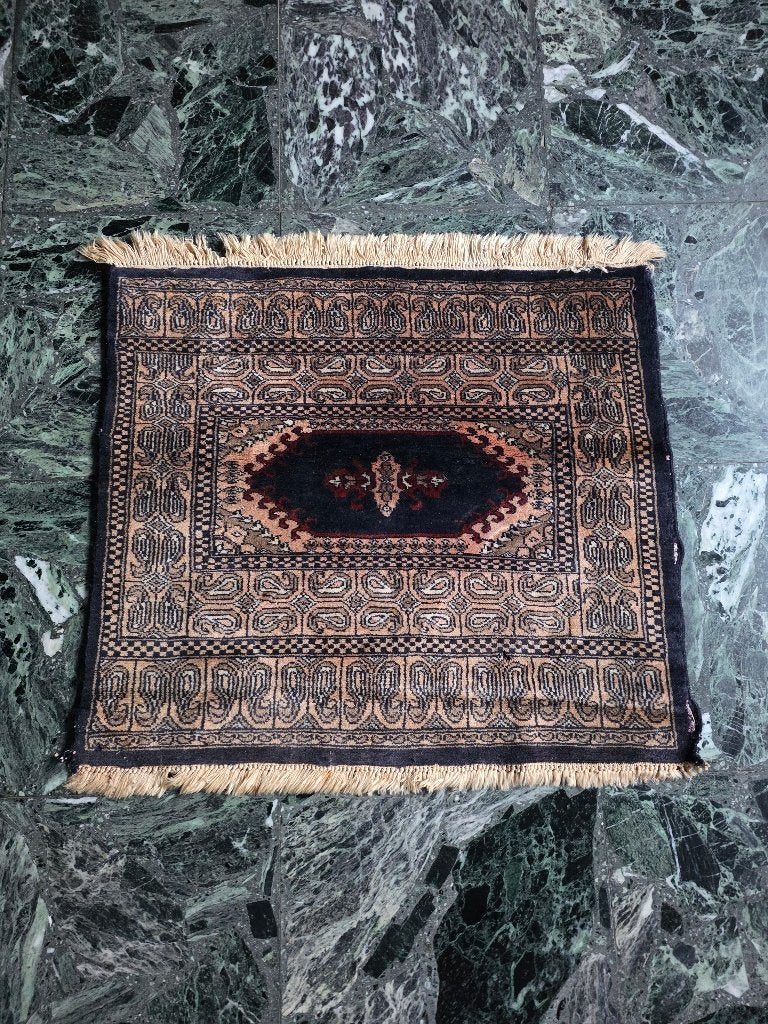 Perzisch tapijt 77 x 77 cm, Huis en Inrichting, Gebruikt, 50 tot 100 cm, Rechthoekig, 50 tot 100 cm