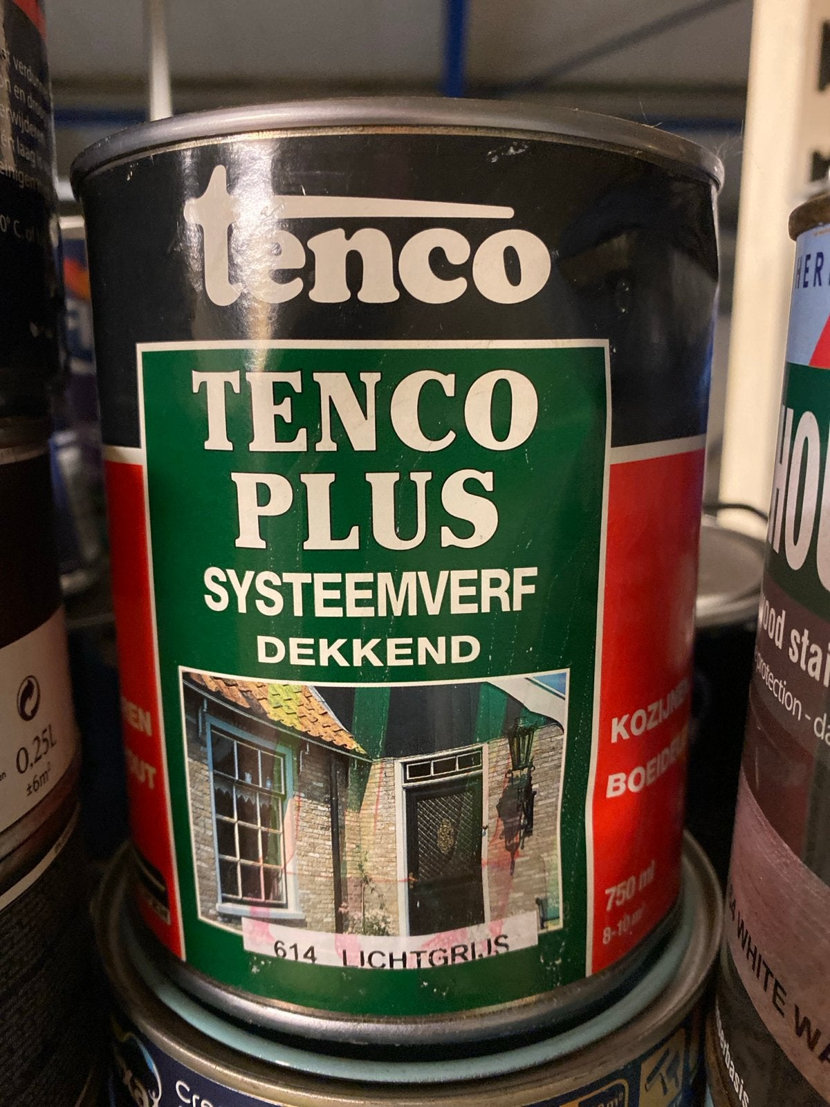 Nieuwe Tenco Plus Systeemverf Dekkend - Lichtgrijs 750ml, Onbekend, Nieuw, Ophalen of Verzenden, Onbekend