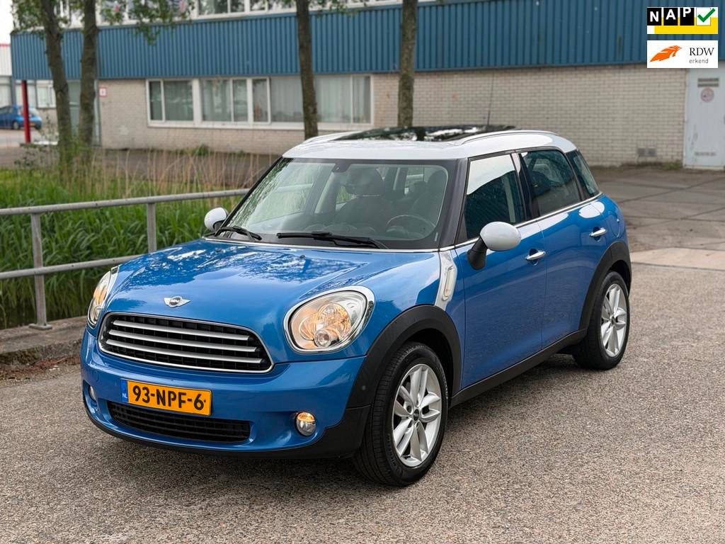 Mini Mini Countryman 1.6 Cooper Chili!Panoramadak!PDC!Clima!, Voorwielaandrijving, Euro 5, Gebruikt, Blauw