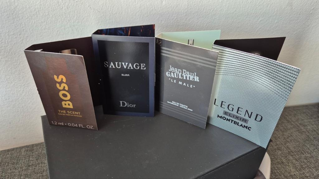 NIEUW heren 4 parfum samples Travel, Ophalen of Verzenden, Nieuw