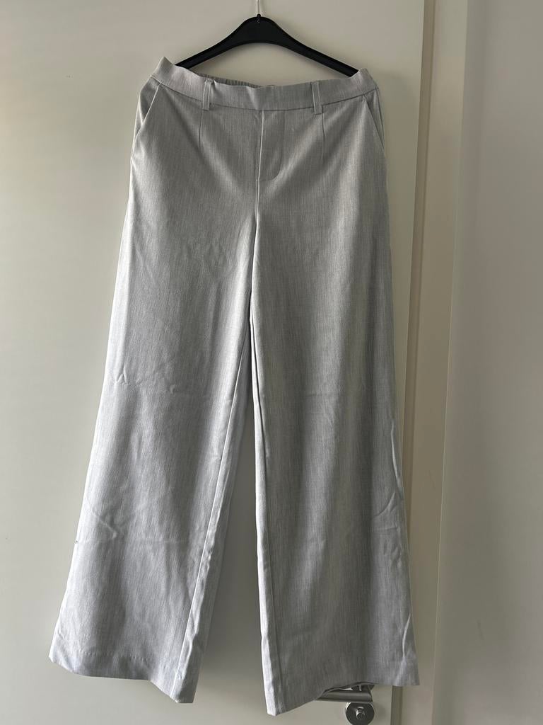 Object blauw-grijs gemêleerde broek, maat L, Blauw, Maat 42/44 (L), Ophalen of Verzenden, Zo goed als nieuw
