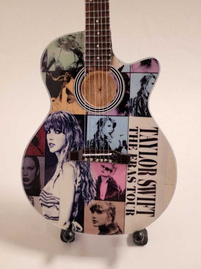 Taylor Swift Eras tour miniatuur gitaar 25cm mini guitar, Info@deconoord.nl, Deco Noord, Nieuw, Ophalen of Verzenden