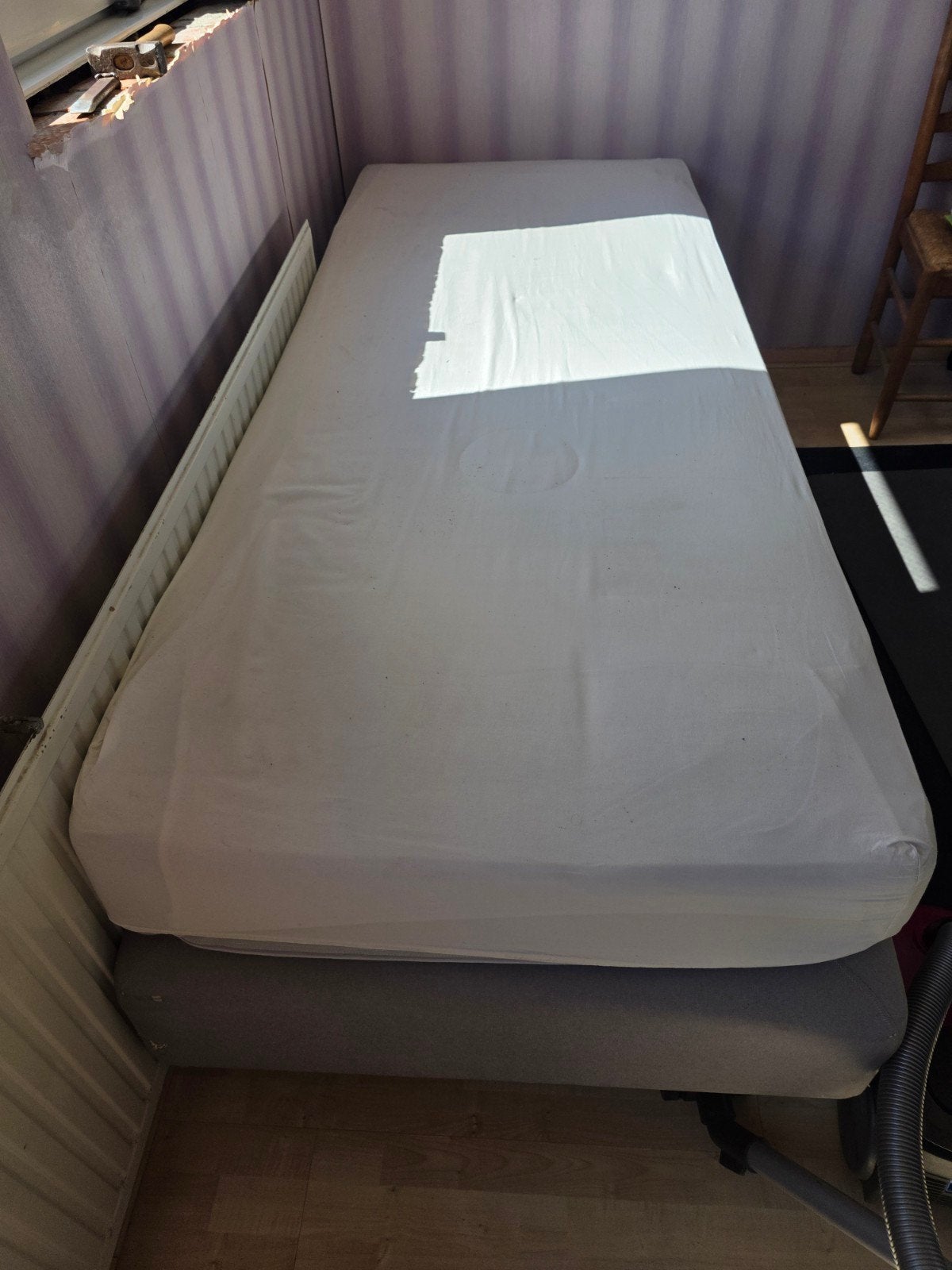 boxspring gratis, Huis en Inrichting, Slaapkamer | Boxsprings, Gebruikt, 90 cm, Eenpersoons, Ophalen of Verzenden