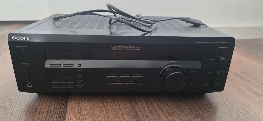 Sony STR-DE135 FM Stereo/FM-AM Receiver, Audio, Tv en Foto, Versterkers en Receivers, Ophalen, Gebruikt, Sony, 120 watt of meer