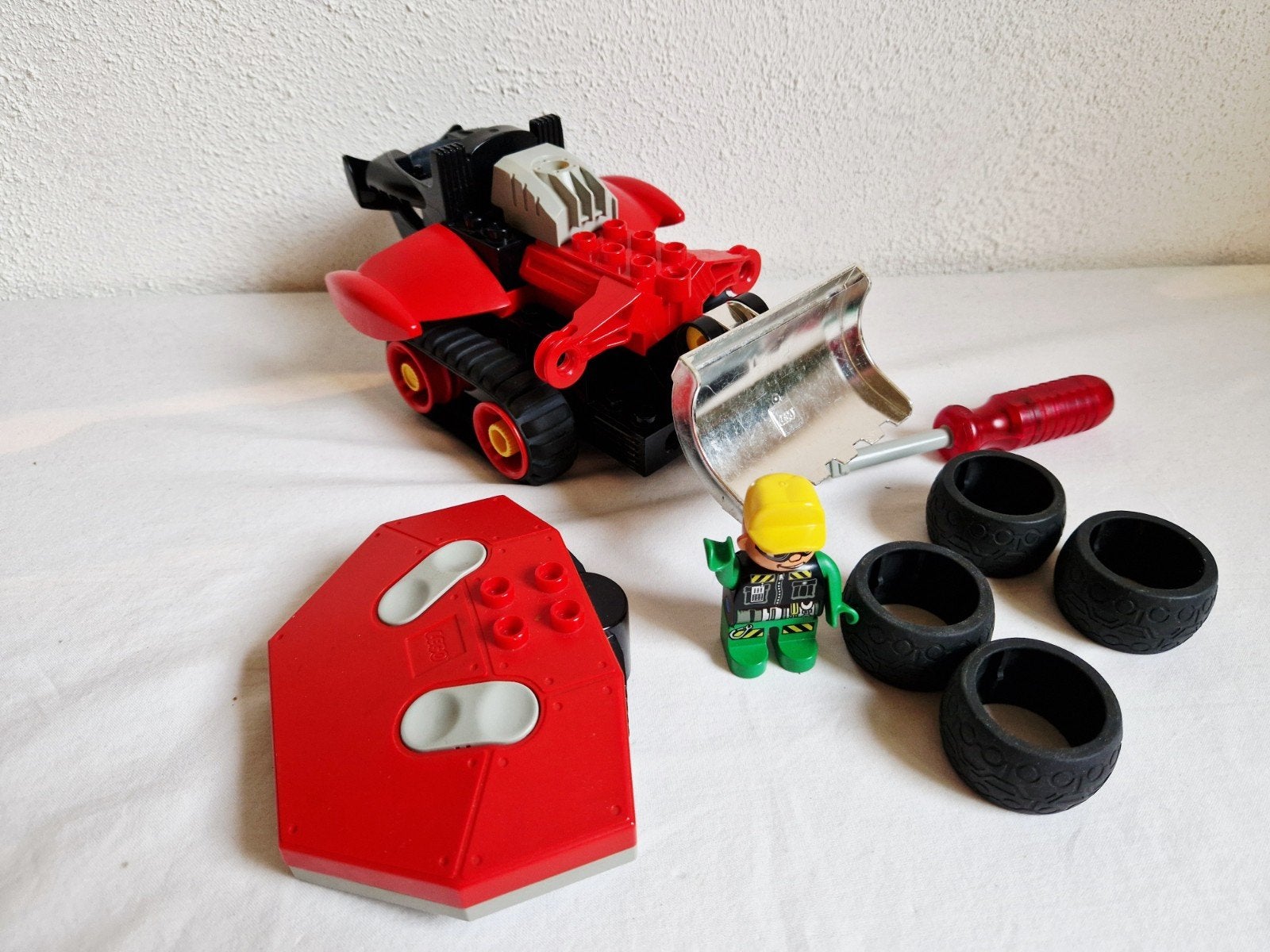 Duplo Toolo set 2949 goed werkend remote controle, Ophalen of Verzenden, Gebruikt, Overige typen, Duplo