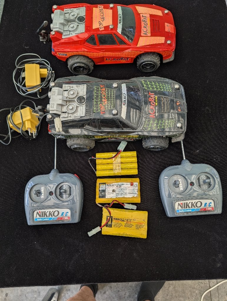 2x Nikko Acrobat Bestuurbare Auto - Vintage Hobbyproject, Elektro, Gebruikt, Auto offroad, Schaal 1:14