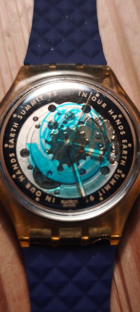 Collector item: Swatch Automatic "Earth Summit '92" SAK102, Ophalen of Verzenden