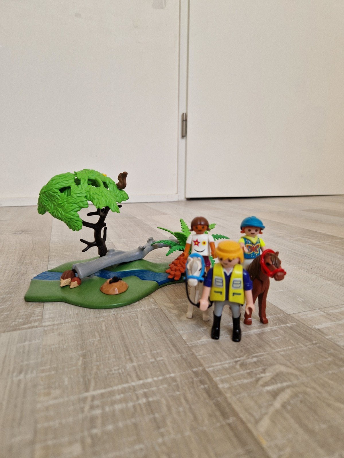 Playmobil paarden en ruiters met natuurdecor, Ophalen