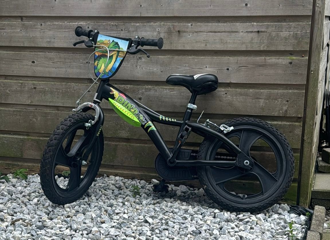 Dino Bikes kinderfiets, Ophalen, Zo goed als nieuw, Staal, Minder dan 16 inch