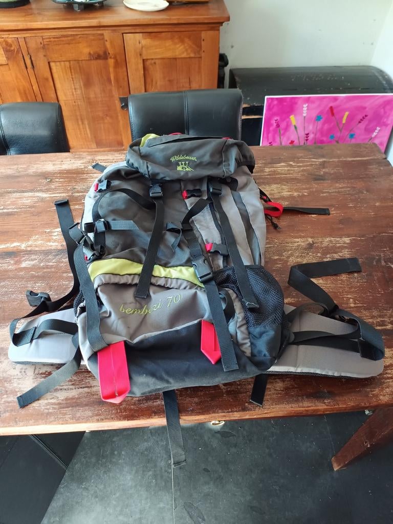 Wildebeast Bembezi 70 Liter Wandelrugzak - Trekking, Ophalen of Verzenden, Gebruikt