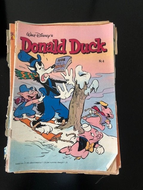 25 Donald Duck's uit 1981, Boeken, Gelezen, Walt Disney, Europa, Ophalen of Verzenden