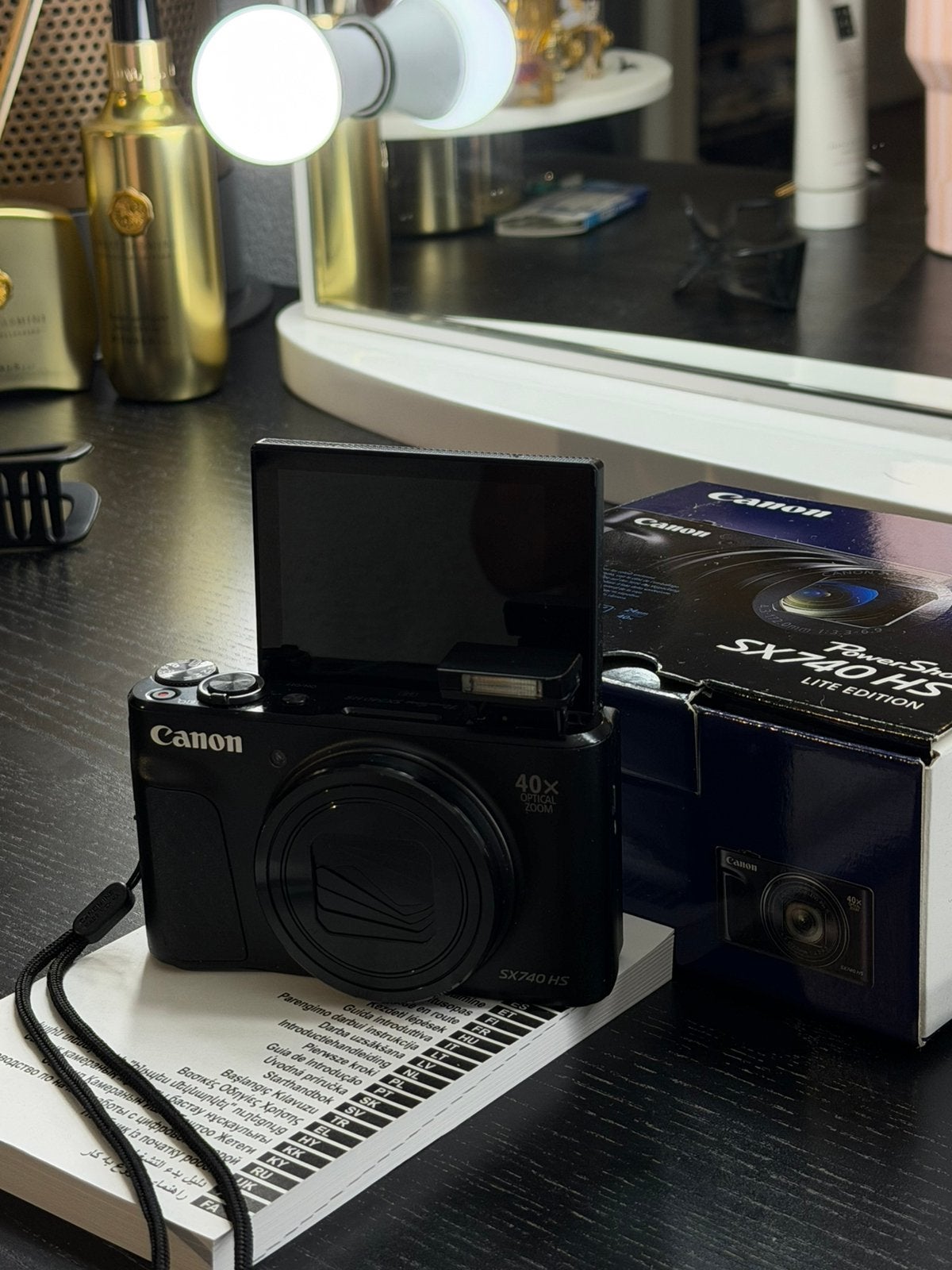 Canon powershot sx740HS, Audio, Tv en Foto, Fotocamera's Analoog, Ophalen of Verzenden, Zo goed als nieuw, Compact, Canon