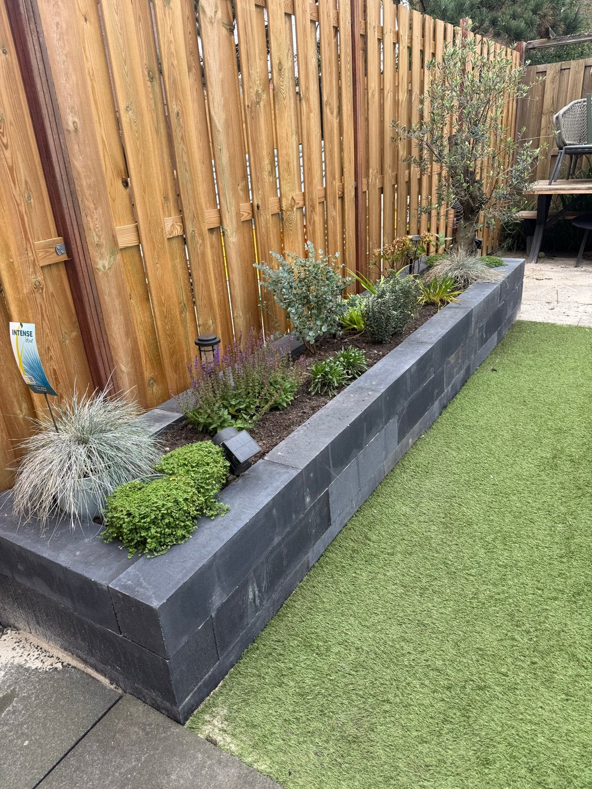 Nieuwe antracietkleurige stapelblokken 60x15x15 cm, Tuin en Terras, Ophalen, Nieuw, Beton, Overige typen