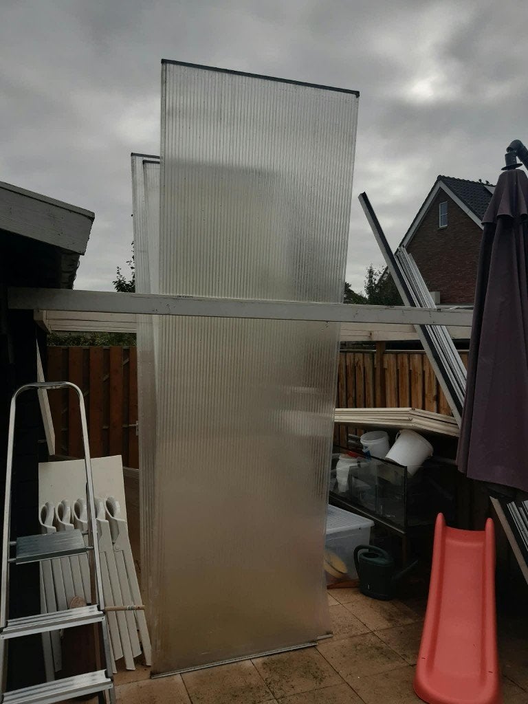 Polycarbonaat plaat, Ophalen of Verzenden, Gebruikt, 100 mm of meer