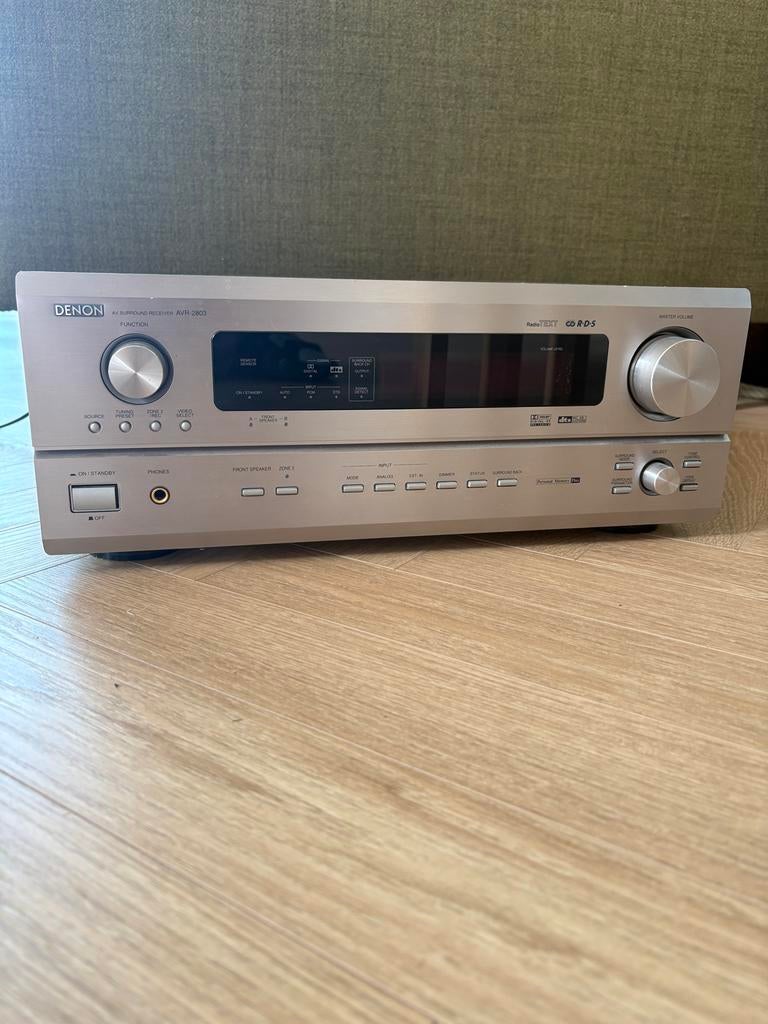 Versterker Denon AVR-2803 Surround Receiver + Air Port, Ophalen, Gebruikt, Denon, 120 watt of meer