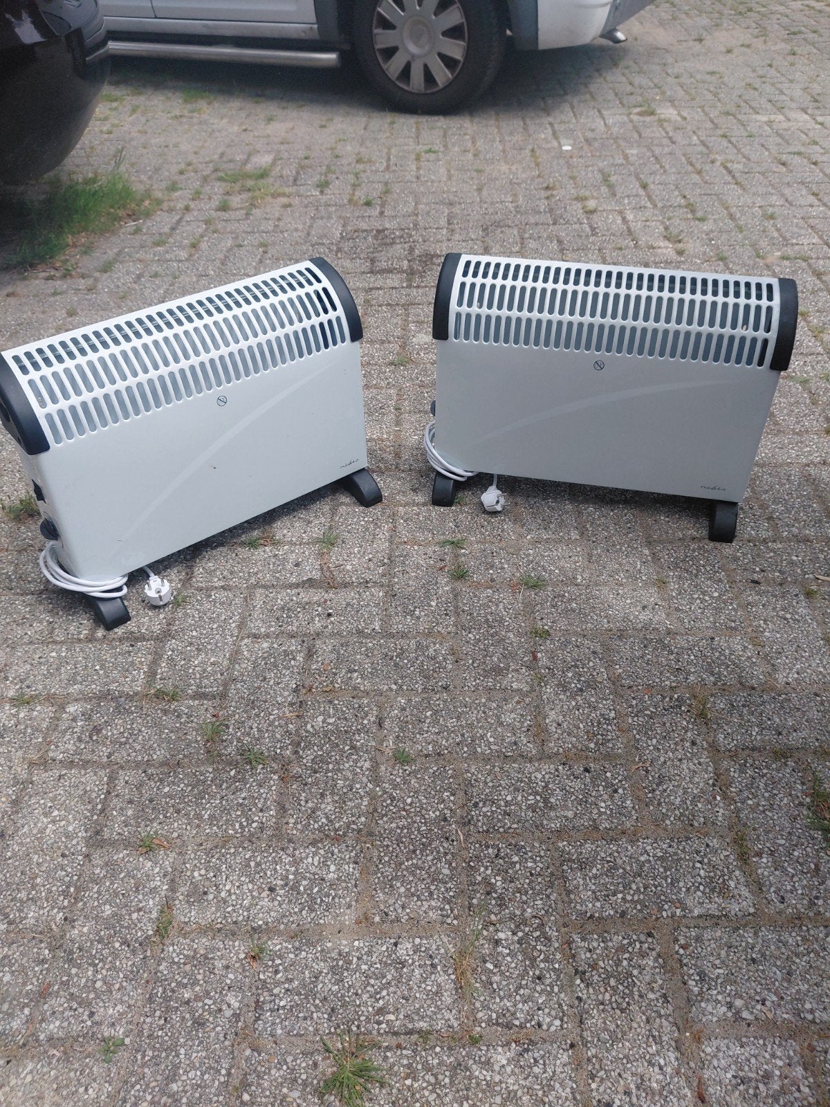 2x Elektrische Kachel / Convector Kachel, 30 tot 80 cm, Gebruikt, Kachel, Ophalen of Verzenden