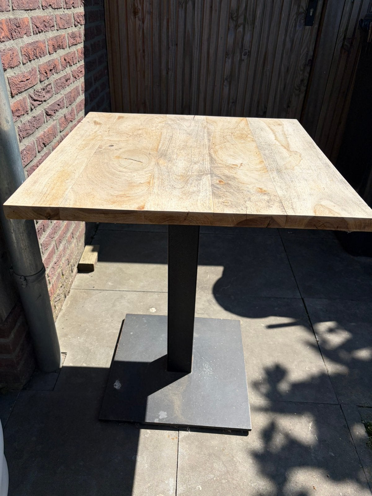 Horeca/ eettafel, Huis en Inrichting, Tafels | Eettafels, Ophalen, Gebruikt, Vierkant