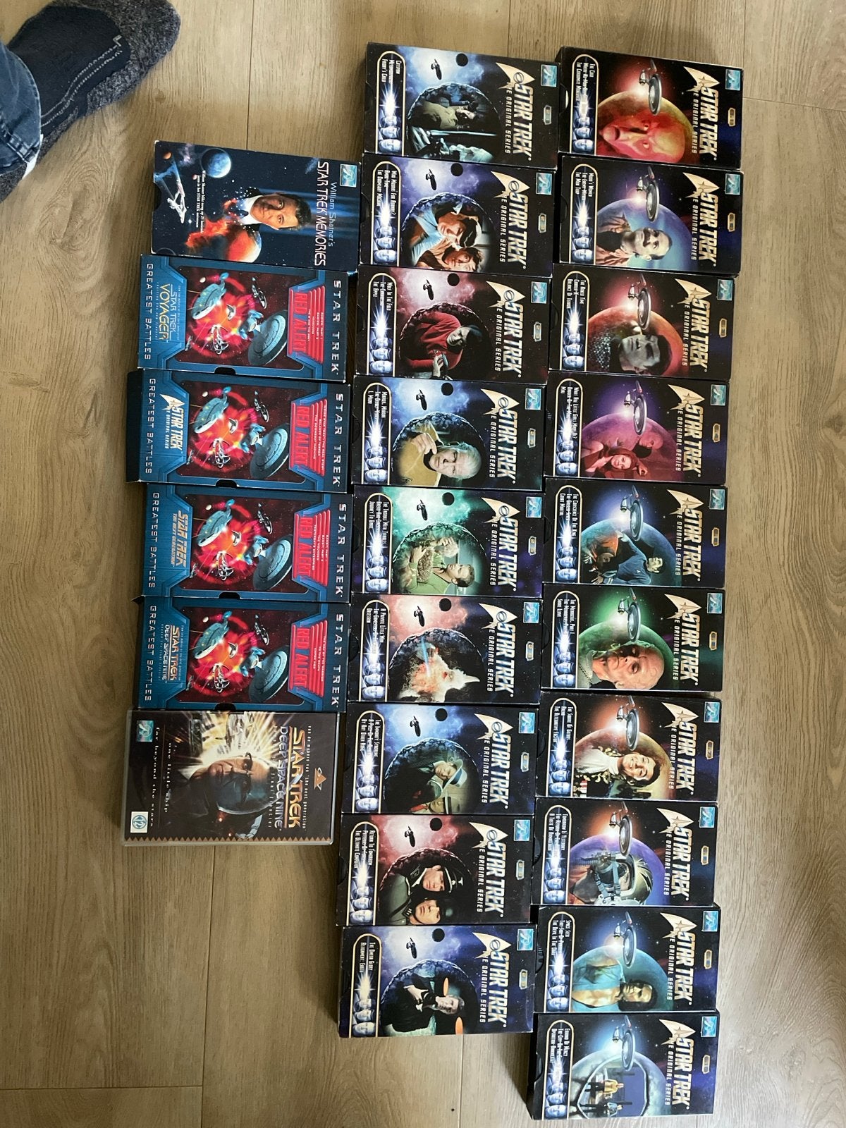 Star Trek VHS Collectie: Series 1.1-2.9, Memories, Deep Spac, Boxset, Science Fiction en Fantasy, Ophalen of Verzenden, Vanaf 12 jaar