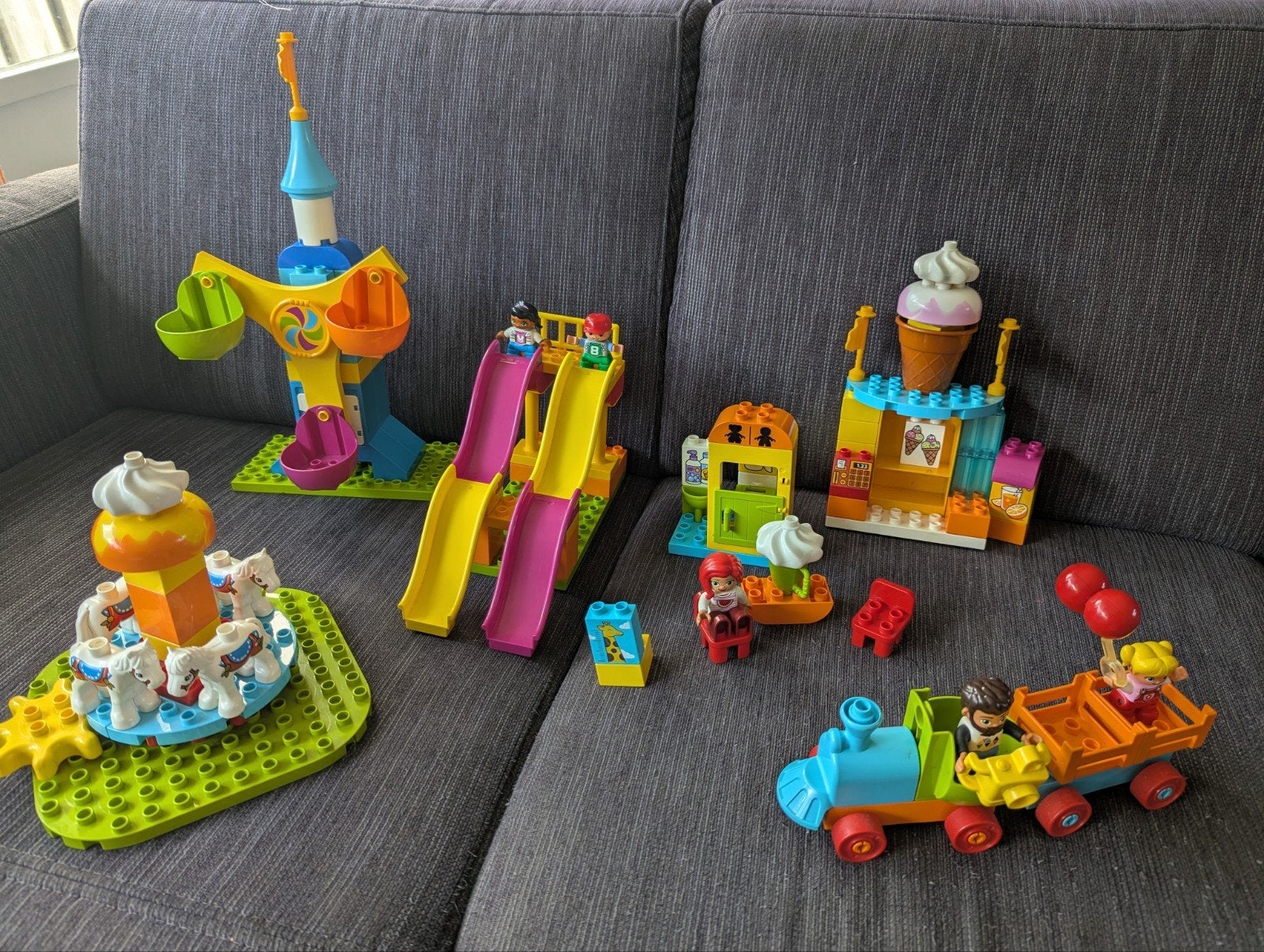 lego duplo grote kermis 10840, Kinderen en Baby's, Ophalen, Gebruikt