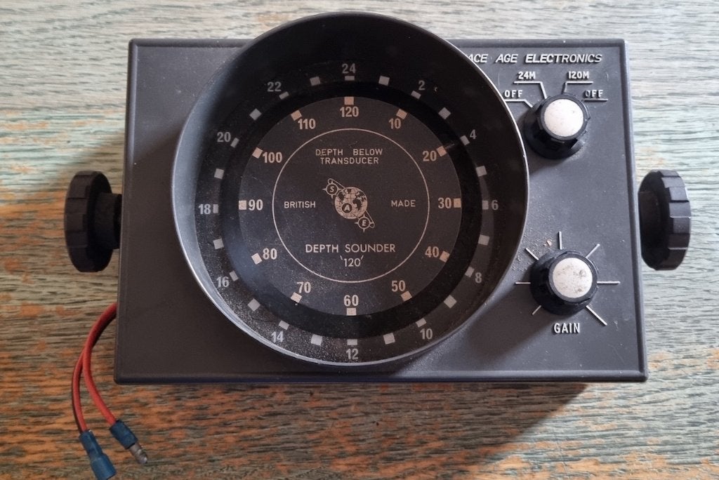 Space Age Electronics diepte meter voor boot., Ophalen of Verzenden, Gebruikt, Overige typen