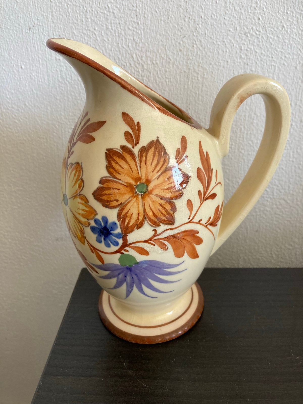 Flora Gouda Plateel Kan met Margrieten Decoratie 20cm, Ophalen of Verzenden