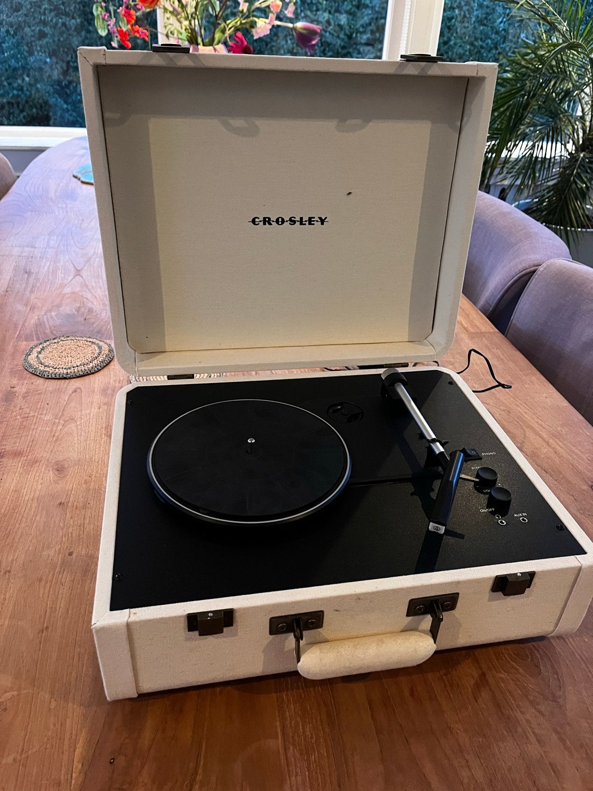 Crosley Platenspeler - Draagbaar en Stijlvol, Overige merken, Gebruikt, Pitch-regelaar, Ophalen of Verzenden