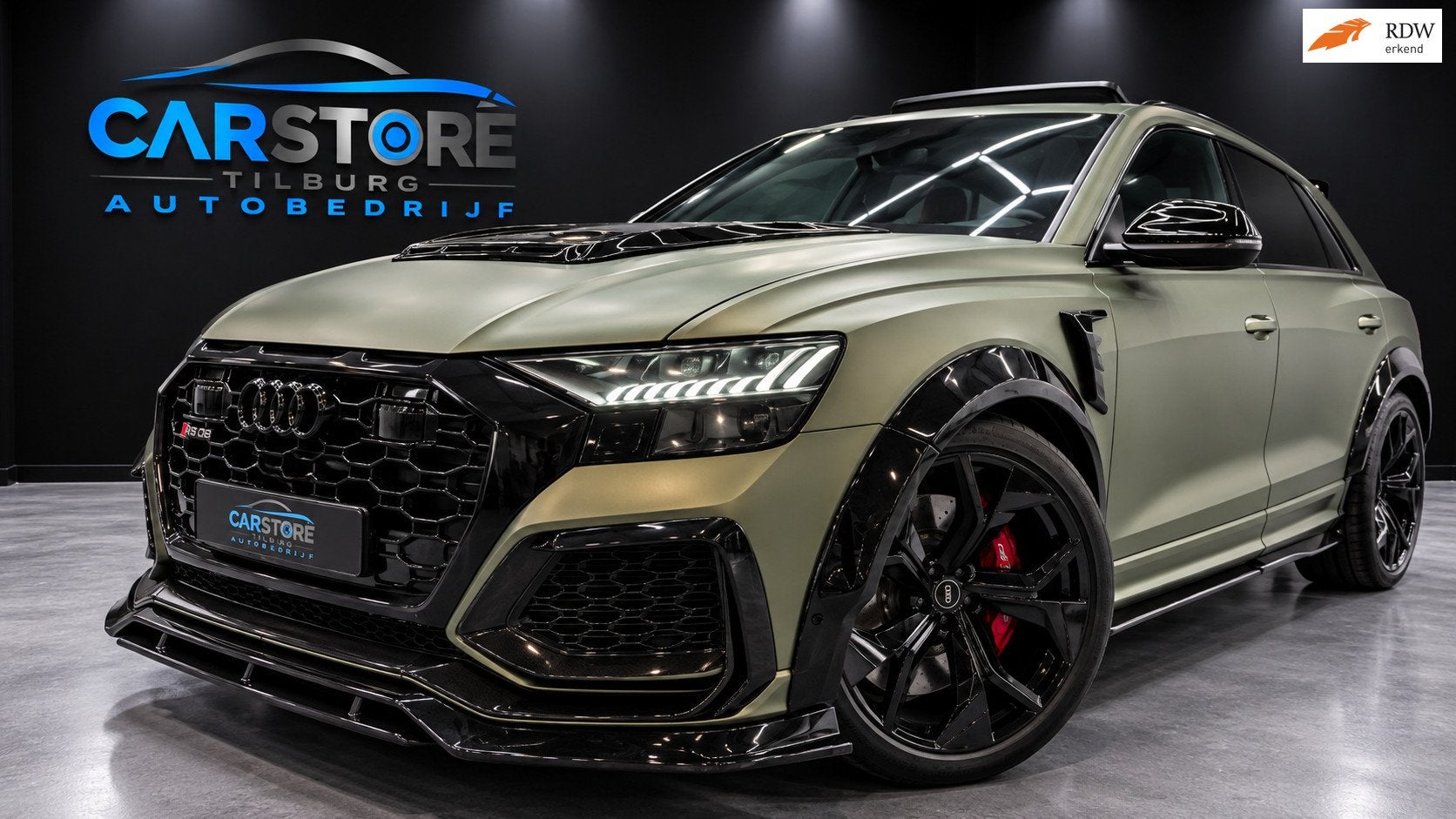 Audi RSQ8 4.0 TFSI RS quattro PRIOR DEGISN WIDEBODY 750PK, Auto's, Dealer onderhouden, Stof, Gebruikt, 600 pk