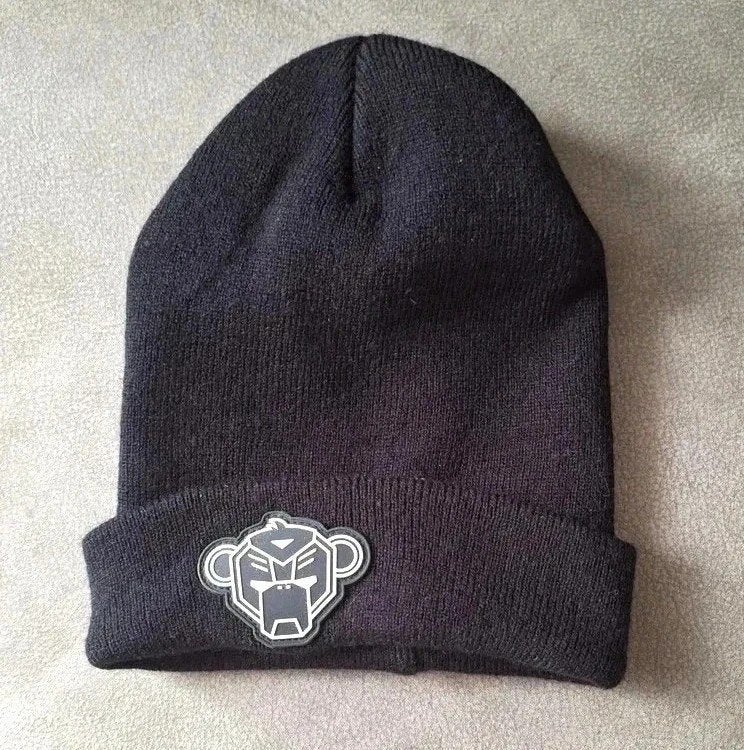 Black Bananas beanie muts zwart one size, Overige maten, Ophalen of Verzenden, Zo goed als nieuw, Black Bananas